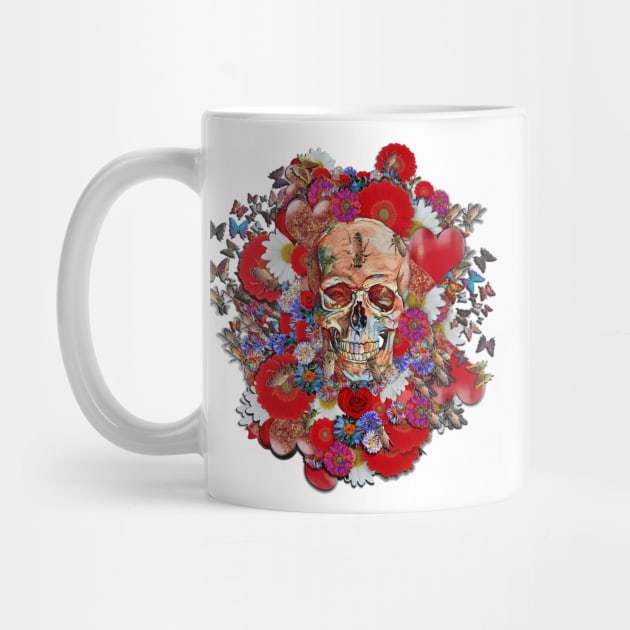 Skull Flower Power 18 by Diego-t